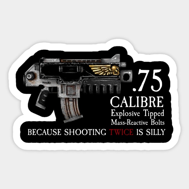 Bolter Sticker by SimonBreeze